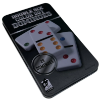 Домино Double Six Color Dot (19х11х2,1 см)