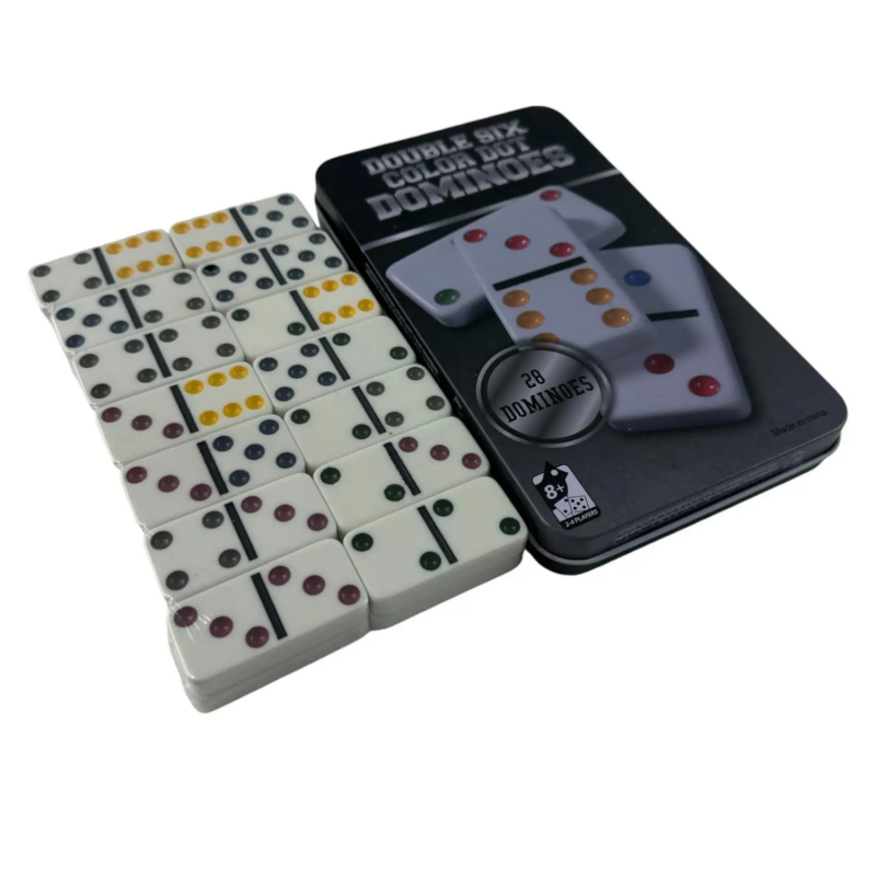 Домино Double Six Color Dot (19х11х2,1 см)