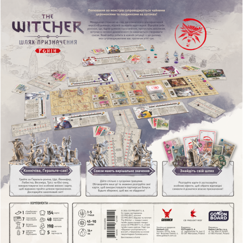 Настільна гра Відьмак. Шлях призначення. Ронін / The Witcher: Path Of Destiny – Ronin