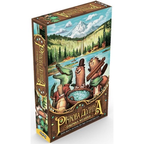Настольная игра Речная долина. Фабрика мозаики (River Valley Glassworks)