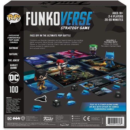 Настольная игра Funkoverse Strategy Game: DC #100 4-Pack