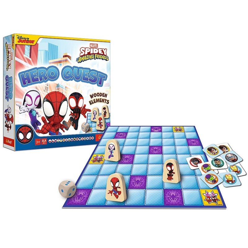 Настольная игра Квесты для героев: Человек-Паук (Marvel Spider-man)