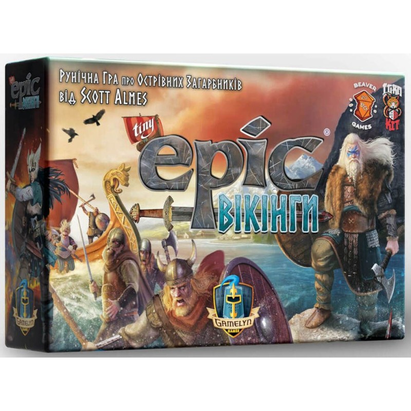 Настільна гра Tiny Epic Вікінги (Tiny Epic Vikings)