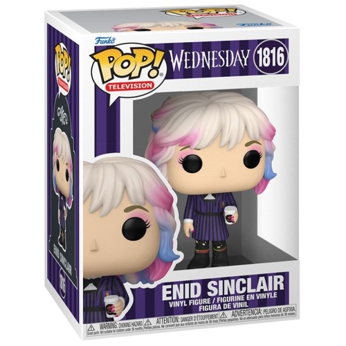 Фігурки Funko POP Енід Сінклер з кавою - Funko Pop TV Wednesday #1816: Enid Sinclair