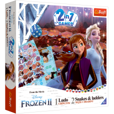 Лудо + Змії і Драбини 2 в 1: Крижане Серце 2