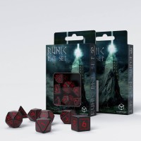 Набор кубиков Runic Black & red Dice Set (7)