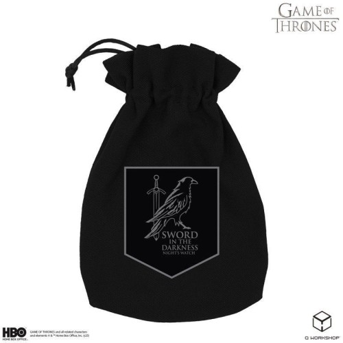 Башни, дайстреи, мешочки, стаканы Мешочек Game of Thrones. Мешочек для костей "Ночной Дозор