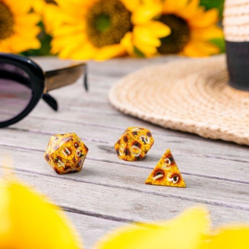 Кубики (дайси) Набір кубиків Full Art Dice Set: Sunflower