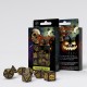 Кубики (дайси) Набір кубиків Halloween Pumpkin Black & Glow in the dark Dice Set (7)