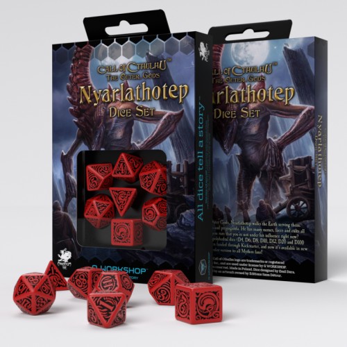 Кубики (дайси) Набір кубиків COC The Outer Gods Nyarlathotep Dice Set (7)