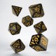 Кубики (дайси) Набір кубиків Halloween Pumpkin Black & Glow in the dark Dice Set (7)