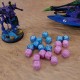 Набор кубиков Crosshairs Compact D6: Blue & Pink Dice Set