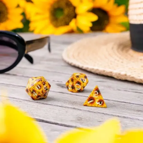 Набор кубиков Full Art Dice Set: Подсолнух