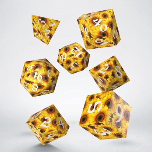 Кубики (дайси) Набір кубиків Full Art Dice Set: Sunflower