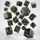 Набор кубиков Full Pack of D6s: Bottle green&Gold