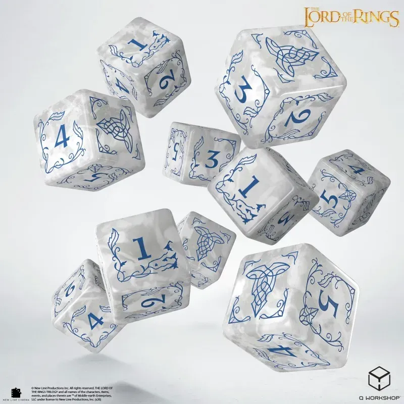Набір кубиків The Lord of the Rings: Rivendell 10xD6 Dice Set - Stone