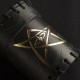 Башти, дайстреї, мішечки, стакани Стакан для кубиків Call of Cthulhu Black & green-golden Leather Dice Cup