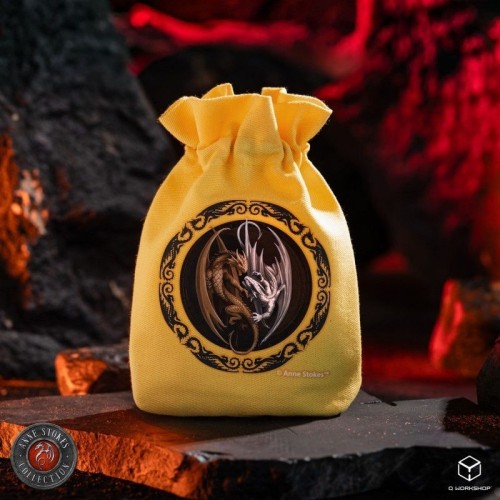 Мешочек Anne Stokes Dice Pouch: Двойной Дракон