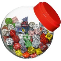 Банка кубиків Round Jar of Classic RPG Dice (150)