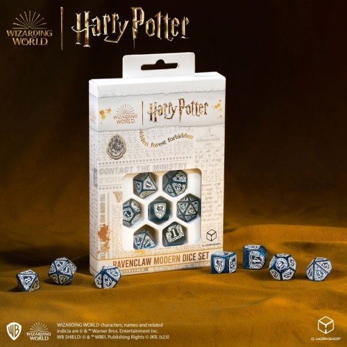 Набор кубиков Harry Potter. Ravenclaw Modern Dice Set - Blue (7)