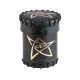 Стакан для кубиков Call of Cthulhu Black & green-golden Leather Dice Cup
