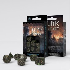 Набір кубиків Runic Bottle-green & gold Dice Set