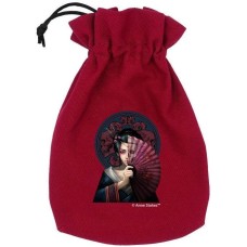 Мешочек Anne Stokes Dice Pouch: Череп гейши