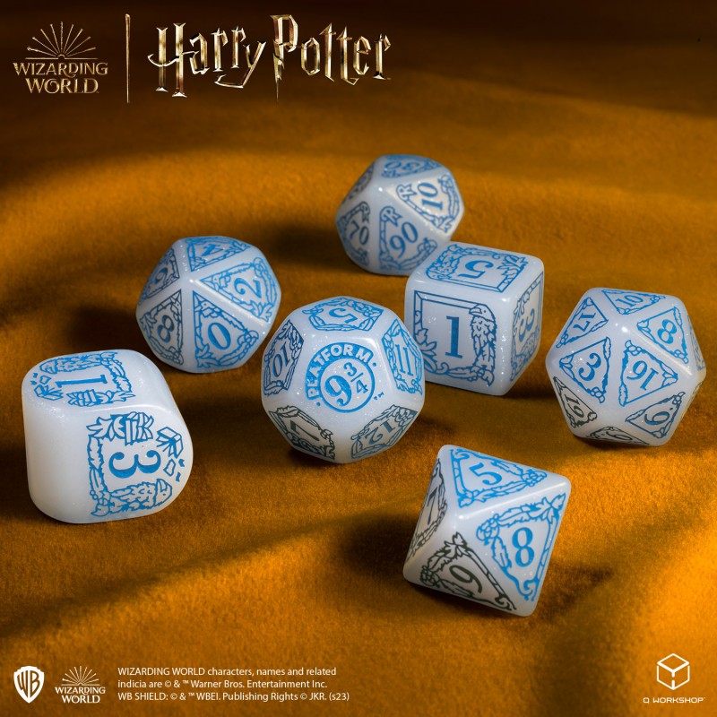 Набор кубиков Harry Potter. Ravenclaw Modern Dice Set - White (7)