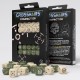 Кубики (дайси) Набір кубиків Crosshairs Compact D6: Beige & Olive Dice Set