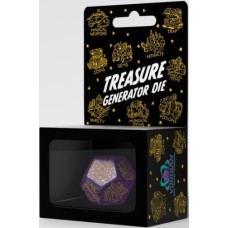 Кубик D12 Treasure Generator Die: Shimmering Purple&Gold (1)