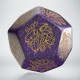Кубик D12 Treasure Generator Die: Shimmering Purple&Gold (1)