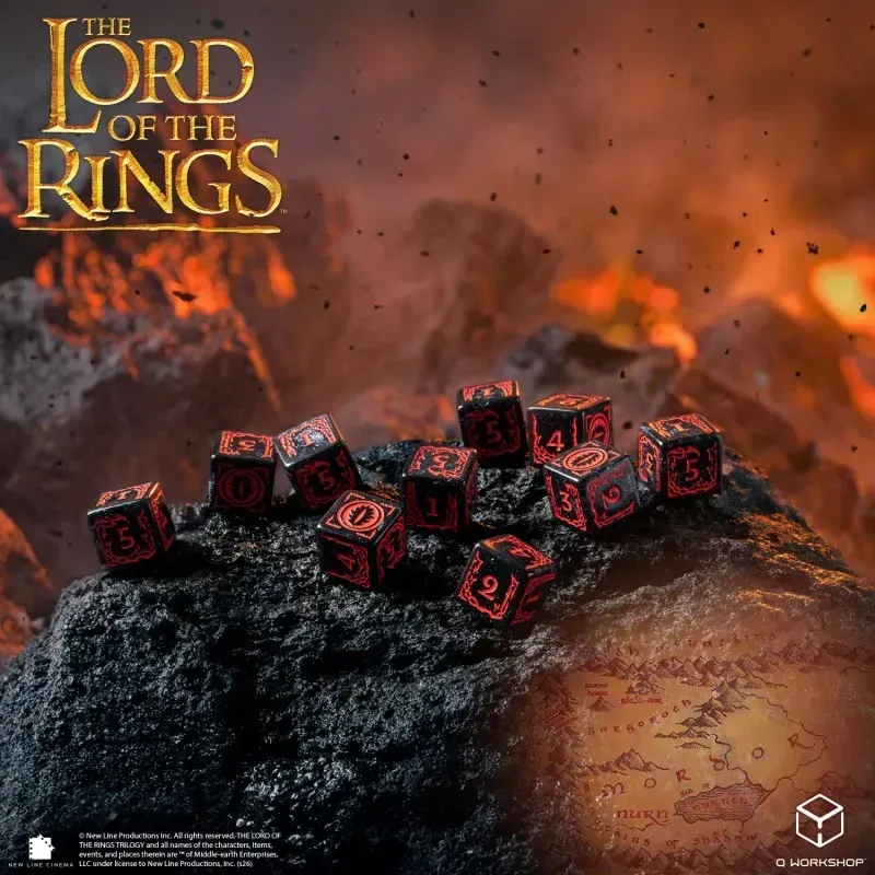 Набір кубиків The Lord of the Rings: Mordor 10xD6 Dice Set