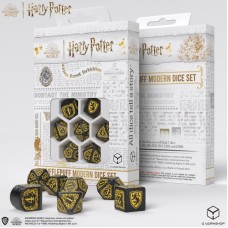 Набір кубиків Harry Potter. Hufflepuff Modern Dice Set - Black (7)