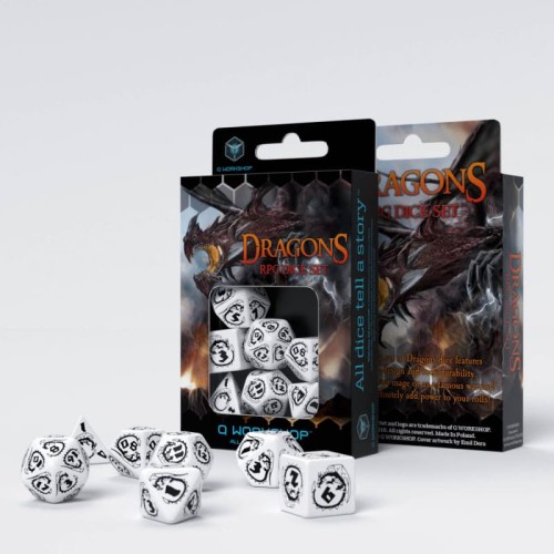 Кубики (дайси) Набір кубиків Dragons Dice Set: Opal (7)