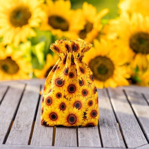 Башни, дайстреи, мешочки, стаканы Мешочек Full Art Dice Pouch: Подсолнух Башни, дайстреи, мешочки, стаканы Мешочек Full Art Dice Pouch: Подсолнух