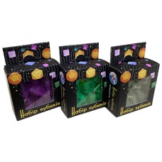 Набір кубиків Games7Days GLOW IN THE DARK в асортименті (7 шт)