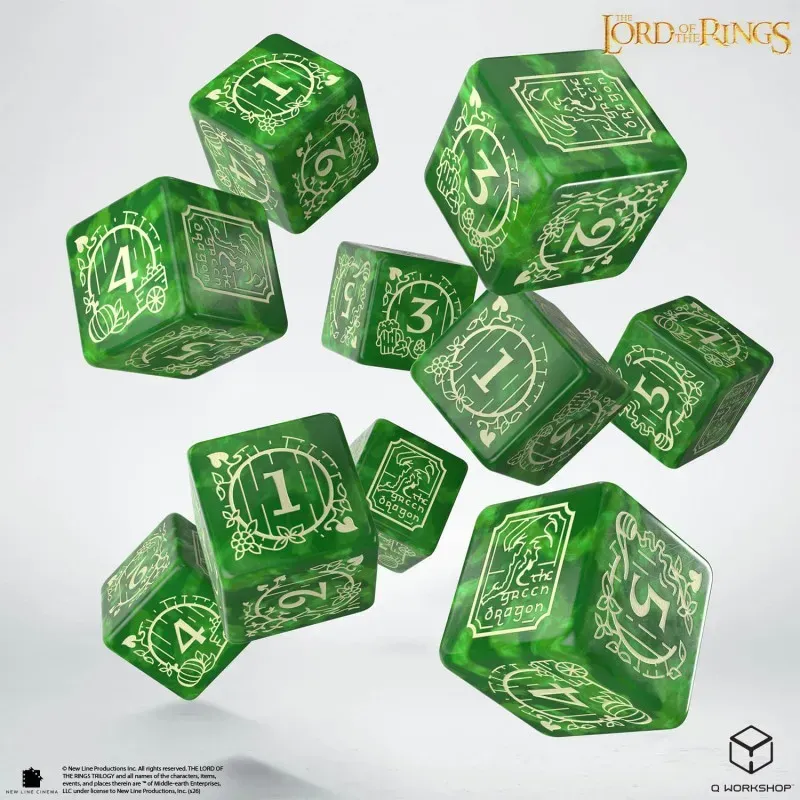 Набір кубиків The Lord of the Rings: Shire 10xD6 Dice Set
