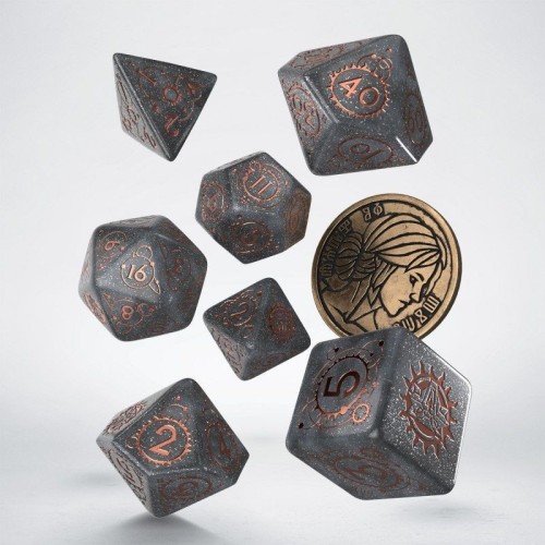 Кубики (дайсы) Набор кубиков The Witcher Dice Set. Ciri - Elder Blood (7)