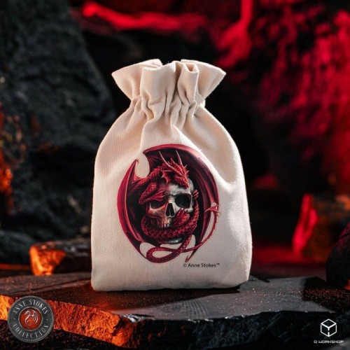 Башти, дайстреї, мішечки, стакани Мішечок Anne Stokes Dice Pouch: Skull Embrace