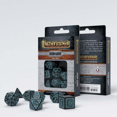 Кубики (дайси) Набір кубиків Pathfinder Iron Gods Dice Set (7)