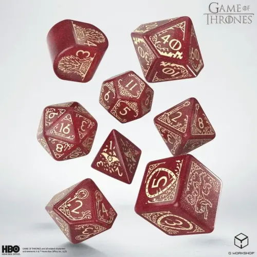 Набор кубиков Game of Thrones. Lannister Dice Set