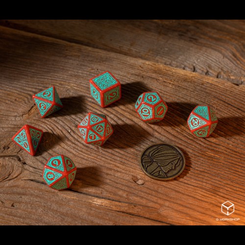 Набор кубиков The Witcher Dice Set. Triss - Merigold the Fearless (7)
