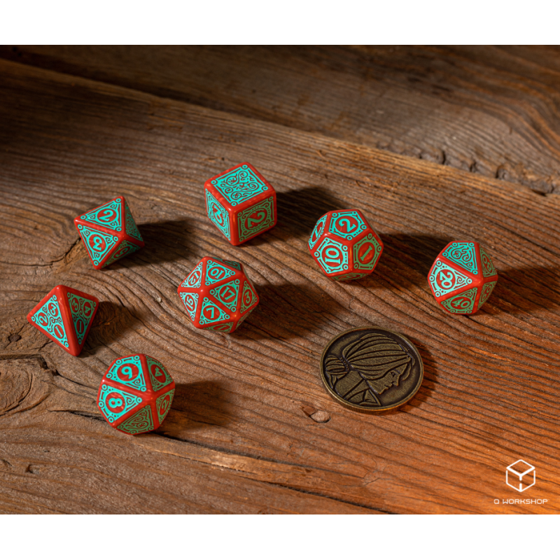 Набор кубиков The Witcher Dice Set. Triss - Merigold the Fearless (7)