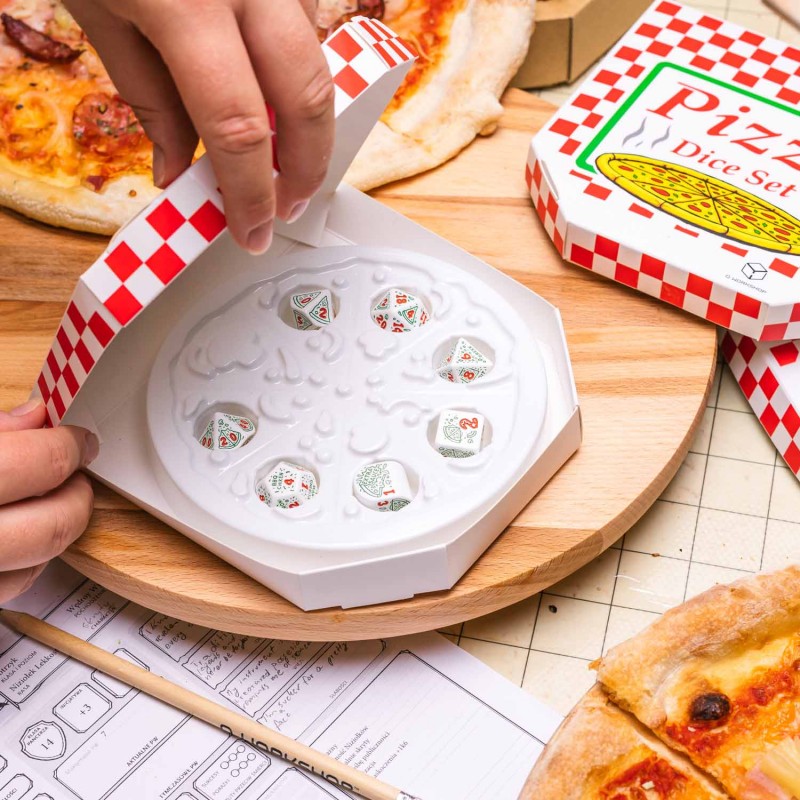 Набор кубиков Pizza Modern Dice Set: Pepperoni (7)