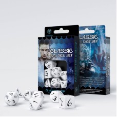 Набір кубиків Classic RPG White & black Dice Set (7)