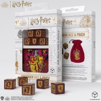 Набор кубиков с мешочком Harry Potter. Gryffindor Dice & Pouch (5)