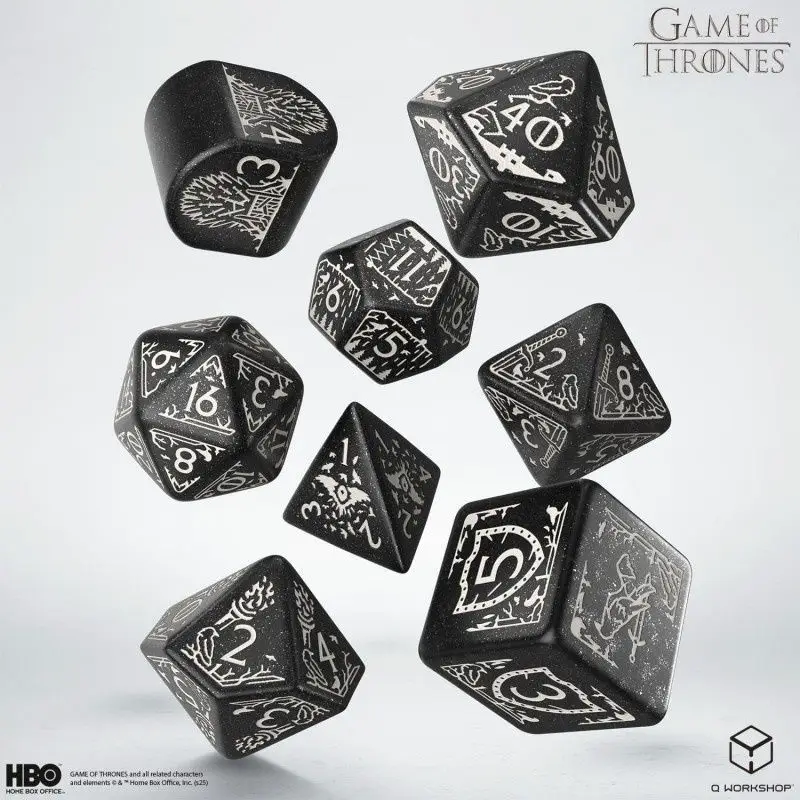 Набор кубиков Game of Thrones. Night's Watch Dice Set