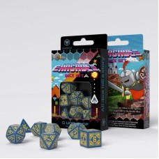 Набір кубиків Arcade Blue & yellow Dice Set (7)