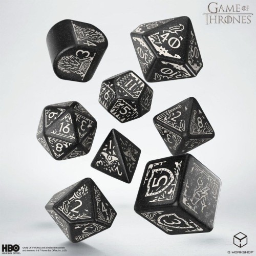 Кубики (дайси) Набір кубиків Game of Thrones. Night's Watch Dice Set