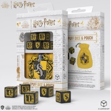 Набір кубиків з мішечком Harry Potter. Hufflepuff Dice & Pouch (5)